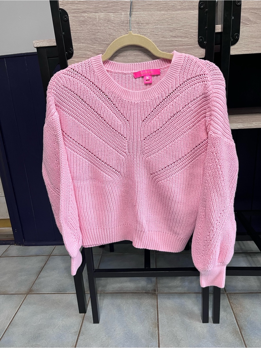 Lilly Pulitzer Pink Knit Crewneck Sweater